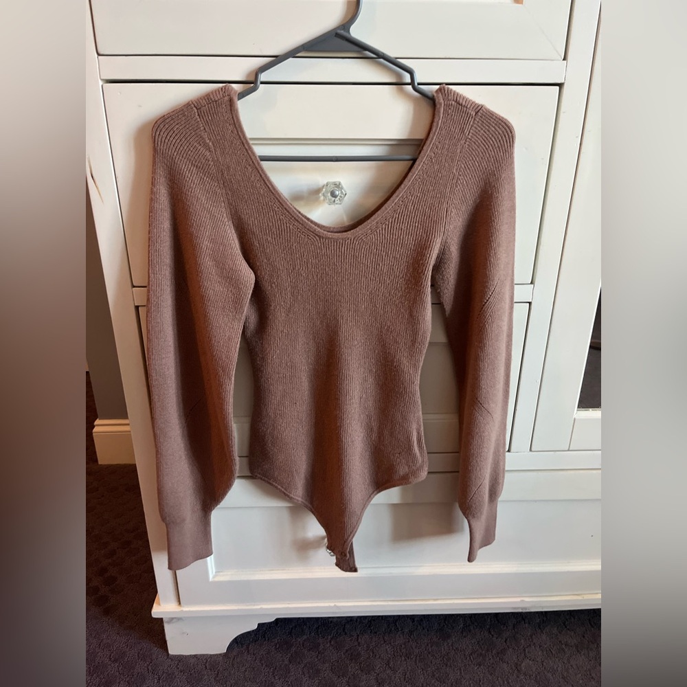 Abercrombie & Fitch Chestnut Knit Top